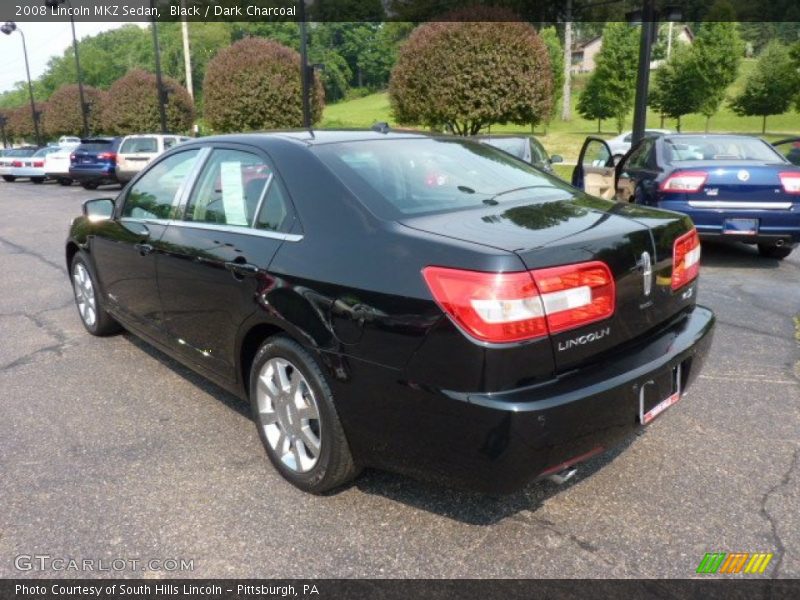 Black / Dark Charcoal 2008 Lincoln MKZ Sedan