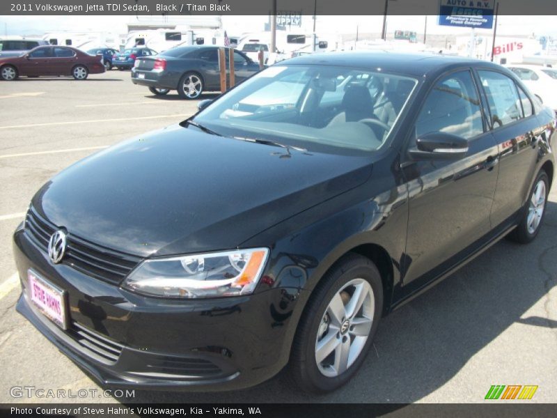 Black / Titan Black 2011 Volkswagen Jetta TDI Sedan