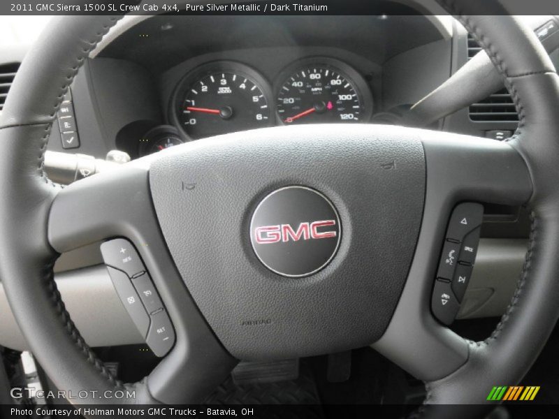  2011 Sierra 1500 SL Crew Cab 4x4 Steering Wheel
