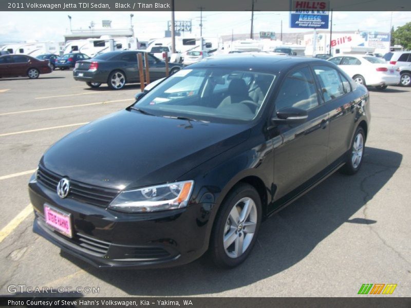 Black / Titan Black 2011 Volkswagen Jetta TDI Sedan