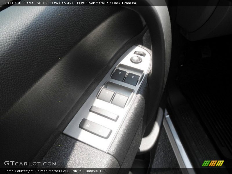 Pure Silver Metallic / Dark Titanium 2011 GMC Sierra 1500 SL Crew Cab 4x4