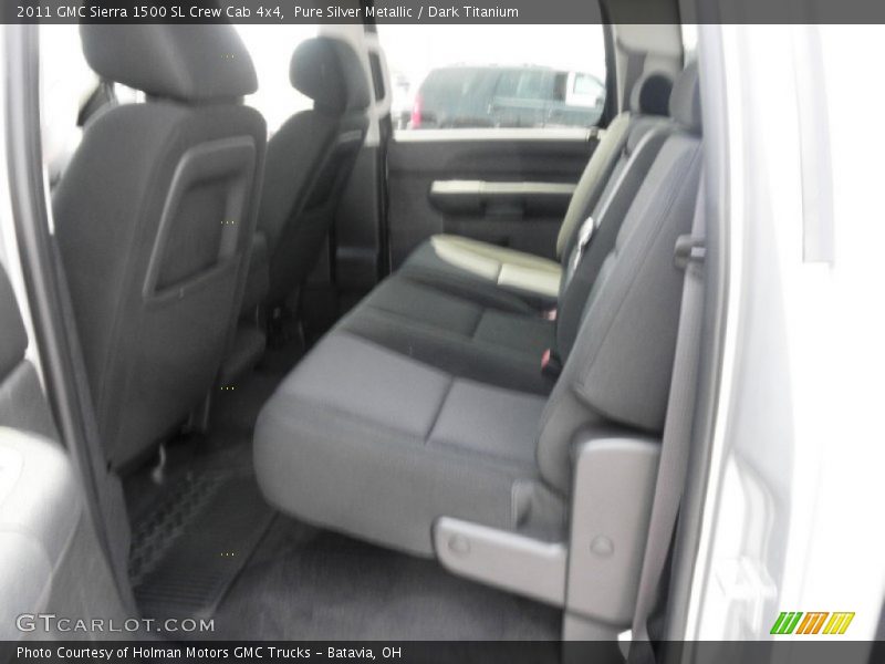 Pure Silver Metallic / Dark Titanium 2011 GMC Sierra 1500 SL Crew Cab 4x4