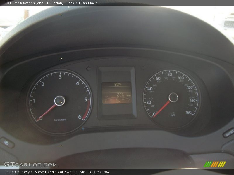 Black / Titan Black 2011 Volkswagen Jetta TDI Sedan