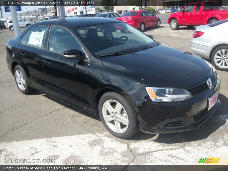 Black / Titan Black 2011 Volkswagen Jetta TDI Sedan