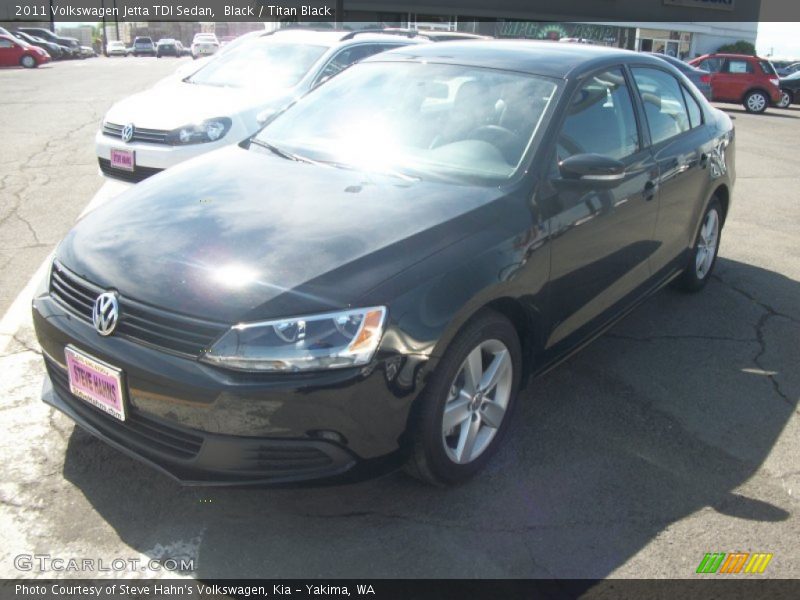Black / Titan Black 2011 Volkswagen Jetta TDI Sedan