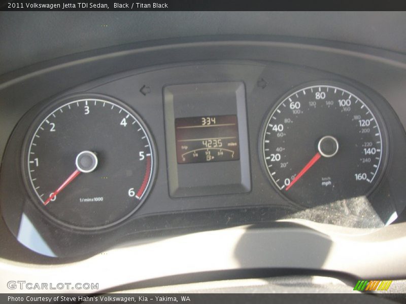 Black / Titan Black 2011 Volkswagen Jetta TDI Sedan