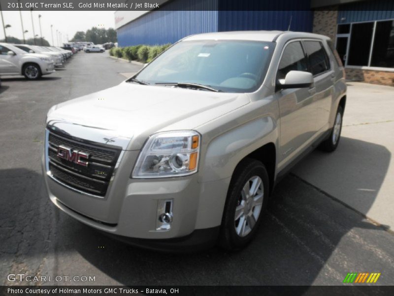 Gold Mist Metallic / Jet Black 2011 GMC Terrain SLE