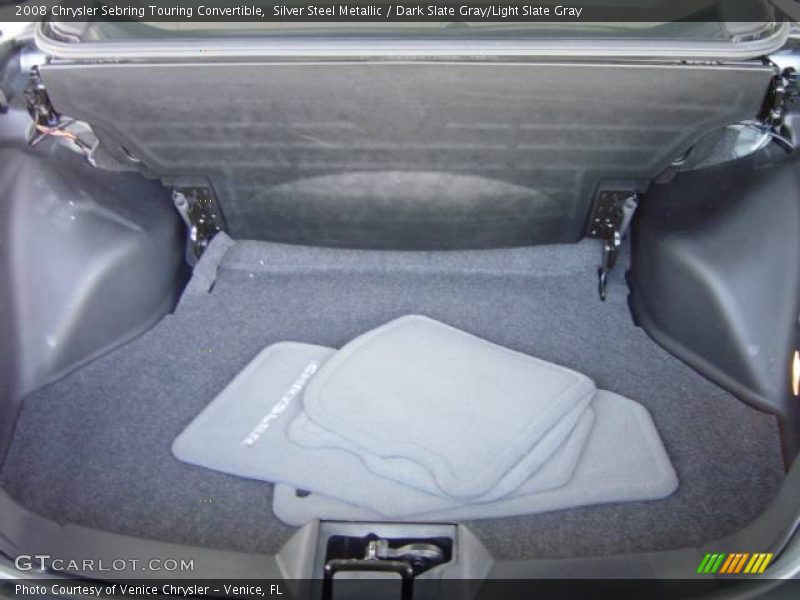 Silver Steel Metallic / Dark Slate Gray/Light Slate Gray 2008 Chrysler Sebring Touring Convertible