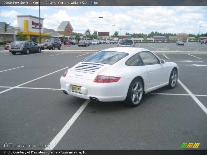 Carrara White / Sand Beige 2008 Porsche 911 Carrera Coupe