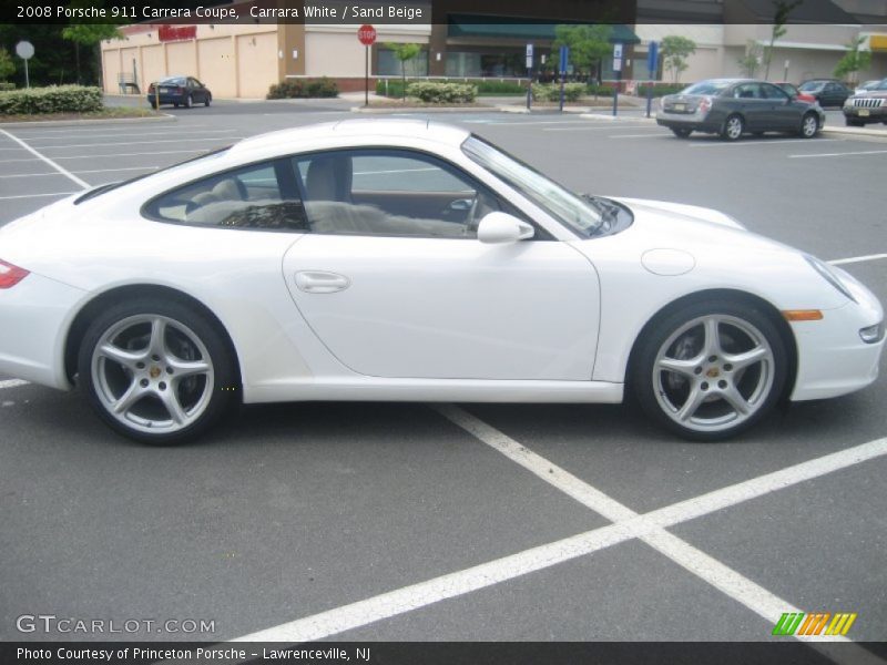 Carrara White / Sand Beige 2008 Porsche 911 Carrera Coupe