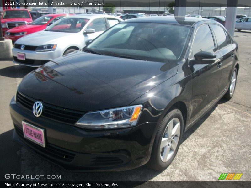 Black / Titan Black 2011 Volkswagen Jetta TDI Sedan