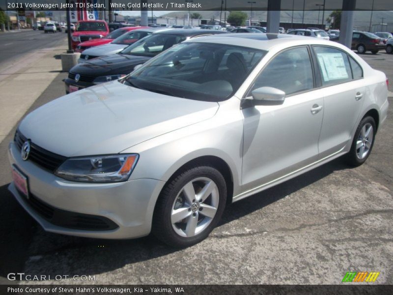White Gold Metallic / Titan Black 2011 Volkswagen Jetta TDI Sedan