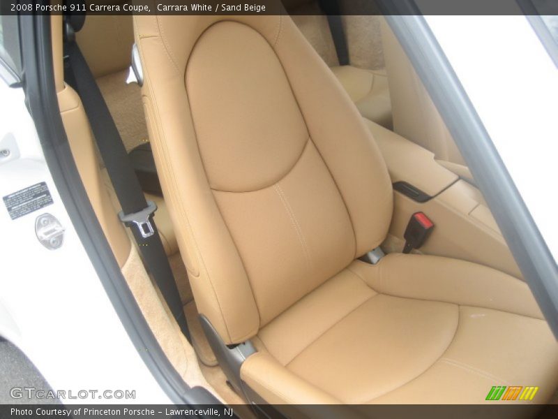  2008 911 Carrera Coupe Sand Beige Interior