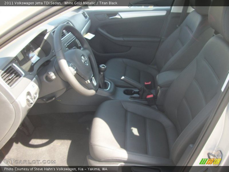 White Gold Metallic / Titan Black 2011 Volkswagen Jetta TDI Sedan