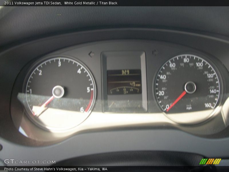 White Gold Metallic / Titan Black 2011 Volkswagen Jetta TDI Sedan