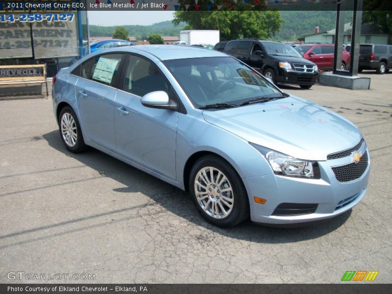 Ice Blue Metallic / Jet Black 2011 Chevrolet Cruze ECO