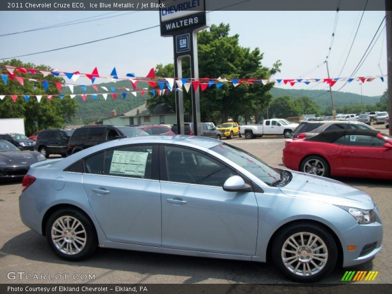Ice Blue Metallic / Jet Black 2011 Chevrolet Cruze ECO