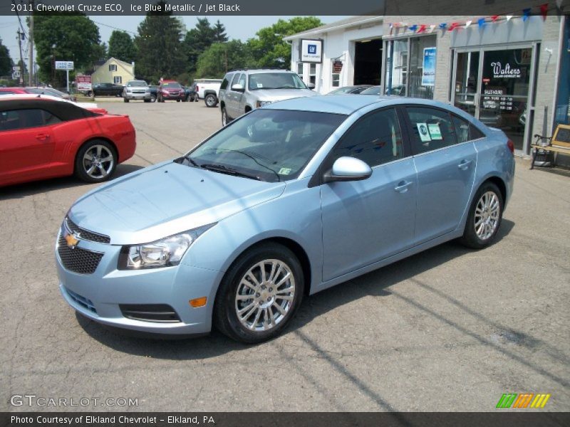 Ice Blue Metallic / Jet Black 2011 Chevrolet Cruze ECO