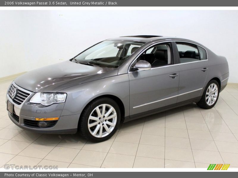 United Grey Metallic / Black 2006 Volkswagen Passat 3.6 Sedan