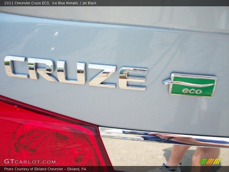 Ice Blue Metallic / Jet Black 2011 Chevrolet Cruze ECO