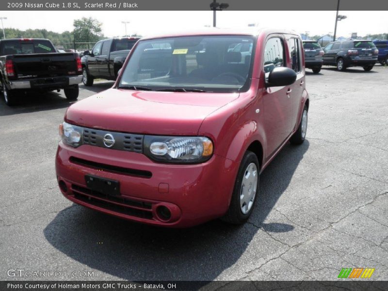 Scarlet Red / Black 2009 Nissan Cube 1.8 SL