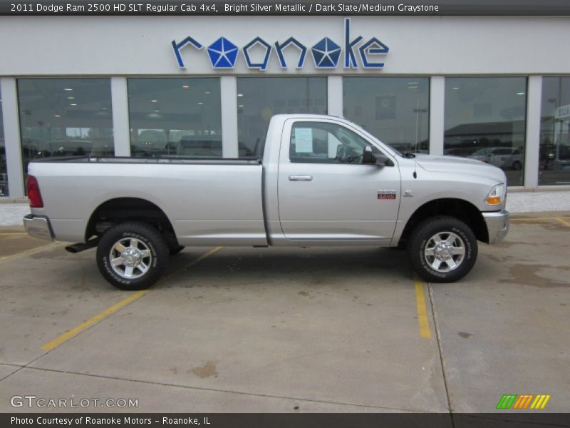 Bright Silver Metallic / Dark Slate/Medium Graystone 2011 Dodge Ram 2500 HD SLT Regular Cab 4x4