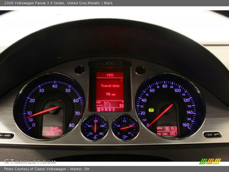  2006 Passat 3.6 Sedan 3.6 Sedan Gauges