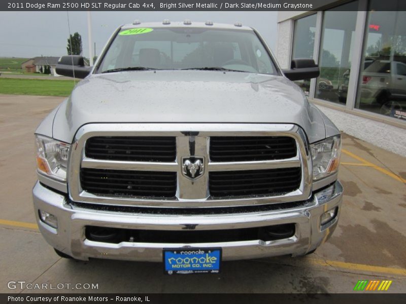 Bright Silver Metallic / Dark Slate/Medium Graystone 2011 Dodge Ram 2500 HD SLT Regular Cab 4x4