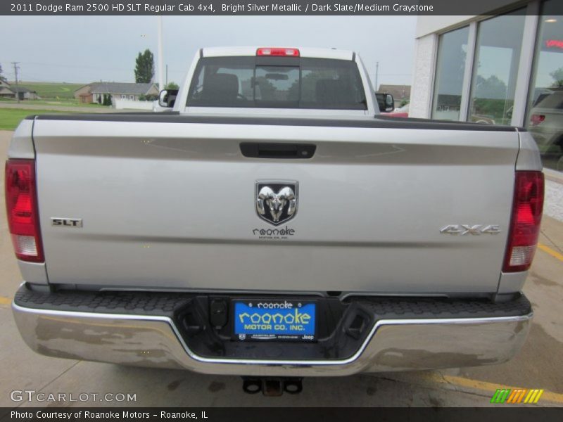 Bright Silver Metallic / Dark Slate/Medium Graystone 2011 Dodge Ram 2500 HD SLT Regular Cab 4x4
