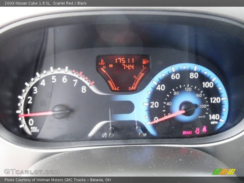 Scarlet Red / Black 2009 Nissan Cube 1.8 SL