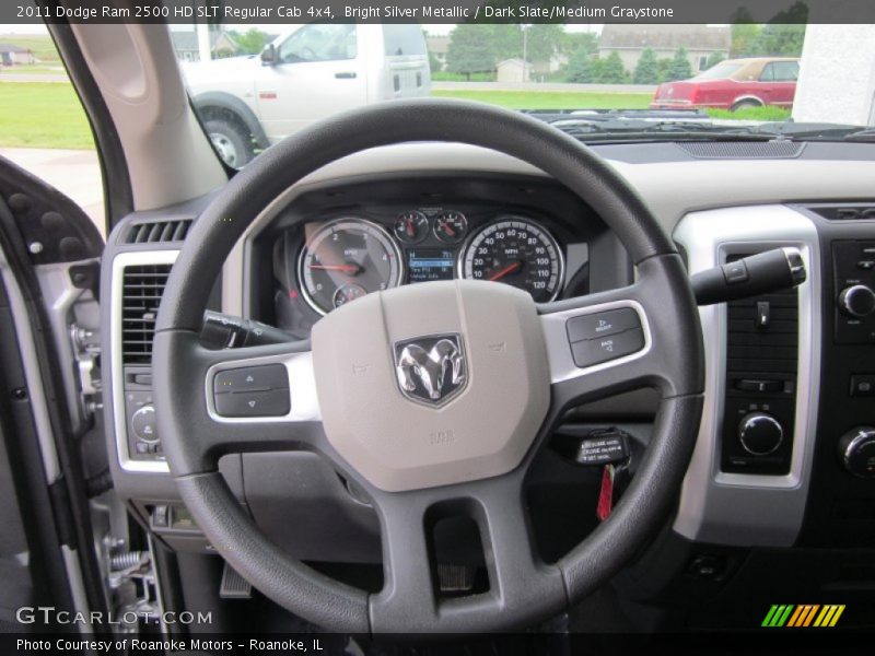  2011 Ram 2500 HD SLT Regular Cab 4x4 Steering Wheel