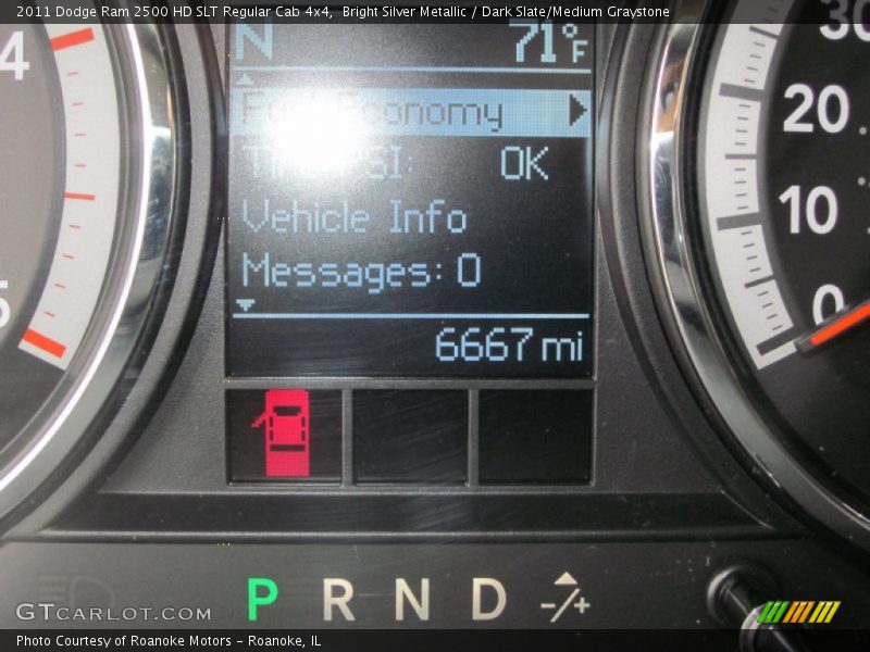 Bright Silver Metallic / Dark Slate/Medium Graystone 2011 Dodge Ram 2500 HD SLT Regular Cab 4x4