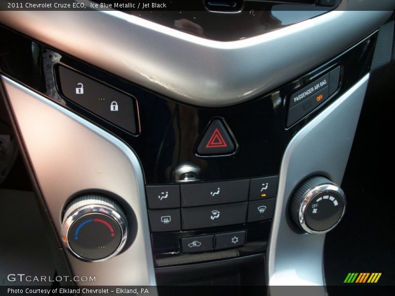 Ice Blue Metallic / Jet Black 2011 Chevrolet Cruze ECO