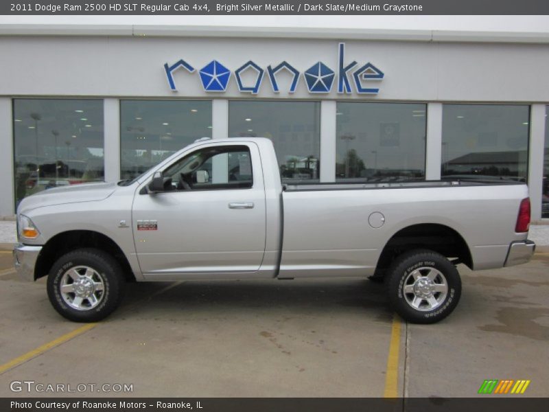 Bright Silver Metallic / Dark Slate/Medium Graystone 2011 Dodge Ram 2500 HD SLT Regular Cab 4x4