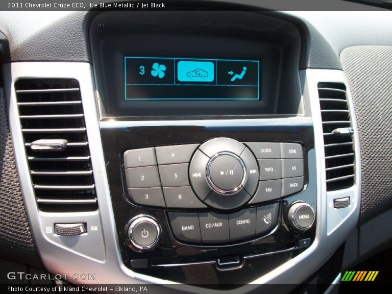 Ice Blue Metallic / Jet Black 2011 Chevrolet Cruze ECO