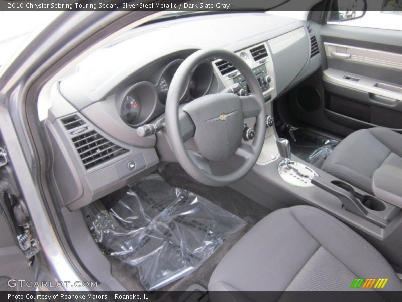 Silver Steel Metallic / Dark Slate Gray 2010 Chrysler Sebring Touring Sedan
