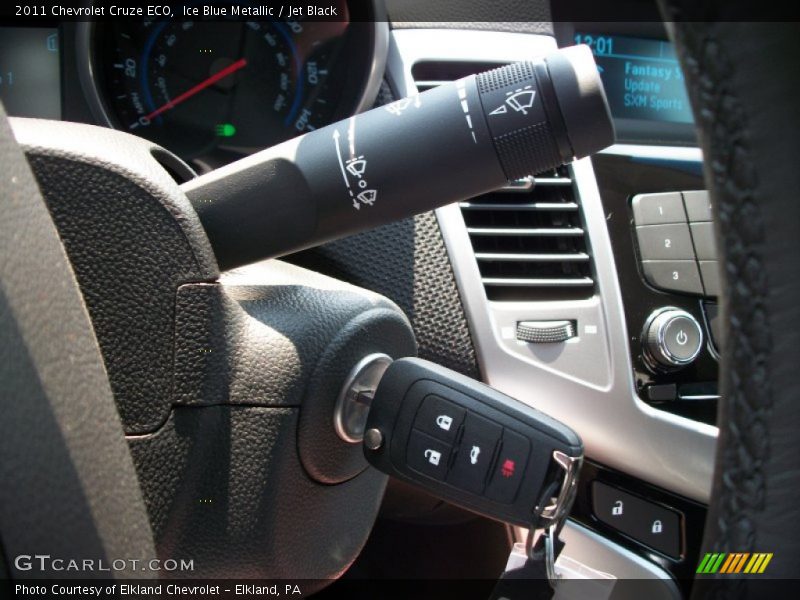 Ice Blue Metallic / Jet Black 2011 Chevrolet Cruze ECO