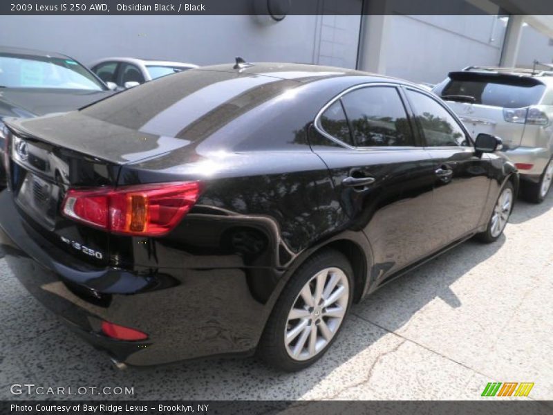 Obsidian Black / Black 2009 Lexus IS 250 AWD