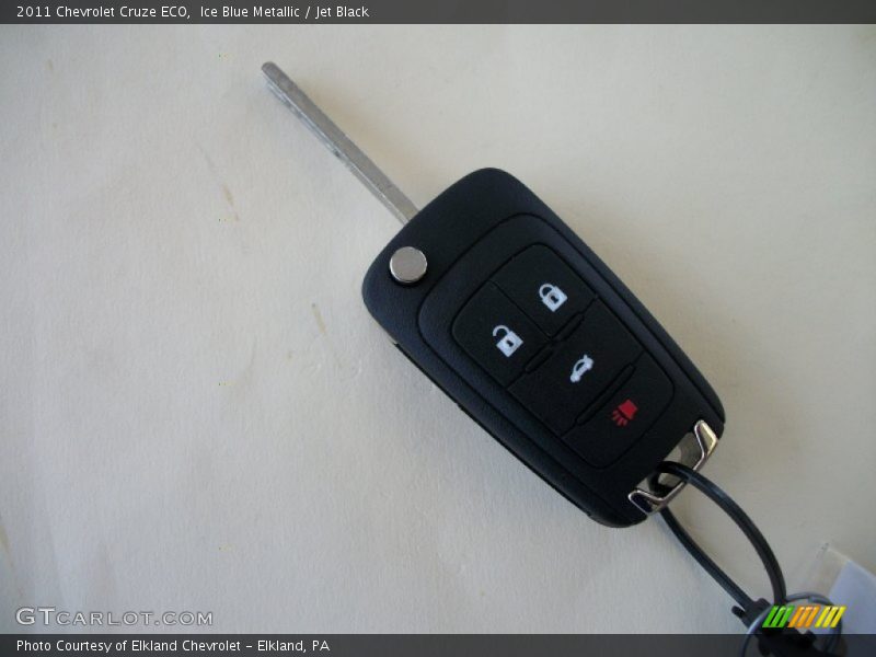 Ice Blue Metallic / Jet Black 2011 Chevrolet Cruze ECO