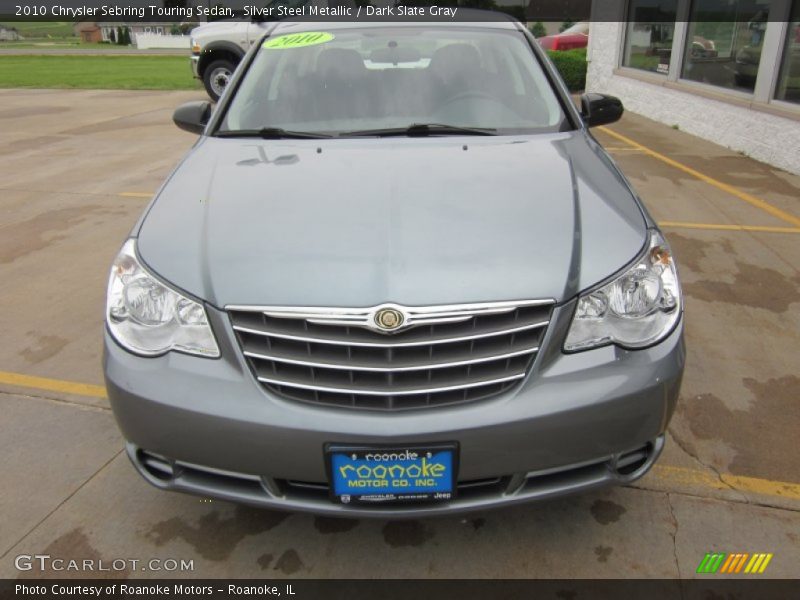 Silver Steel Metallic / Dark Slate Gray 2010 Chrysler Sebring Touring Sedan