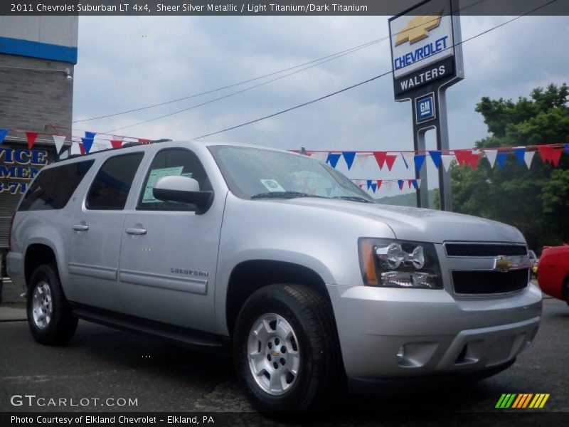 Sheer Silver Metallic / Light Titanium/Dark Titanium 2011 Chevrolet Suburban LT 4x4