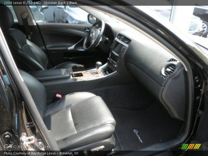 Obsidian Black / Black 2009 Lexus IS 250 AWD