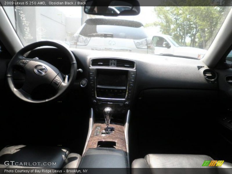 Obsidian Black / Black 2009 Lexus IS 250 AWD