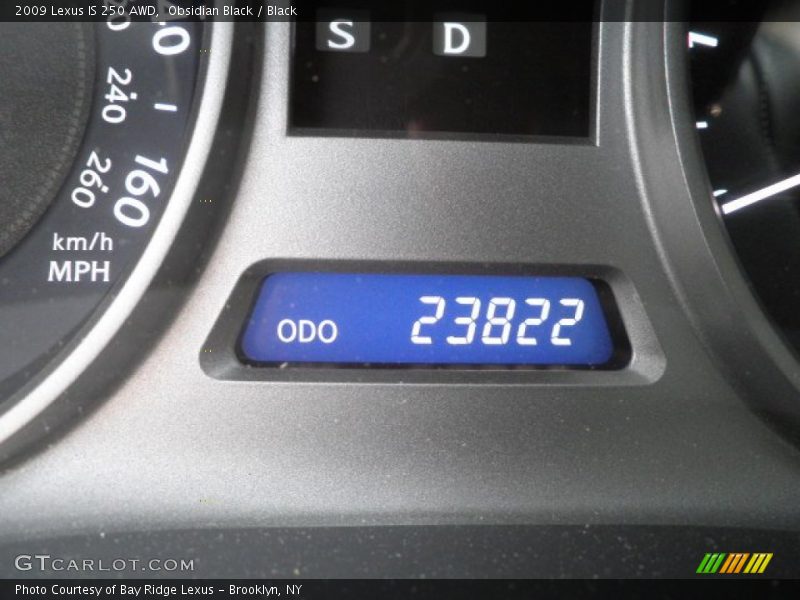 Obsidian Black / Black 2009 Lexus IS 250 AWD