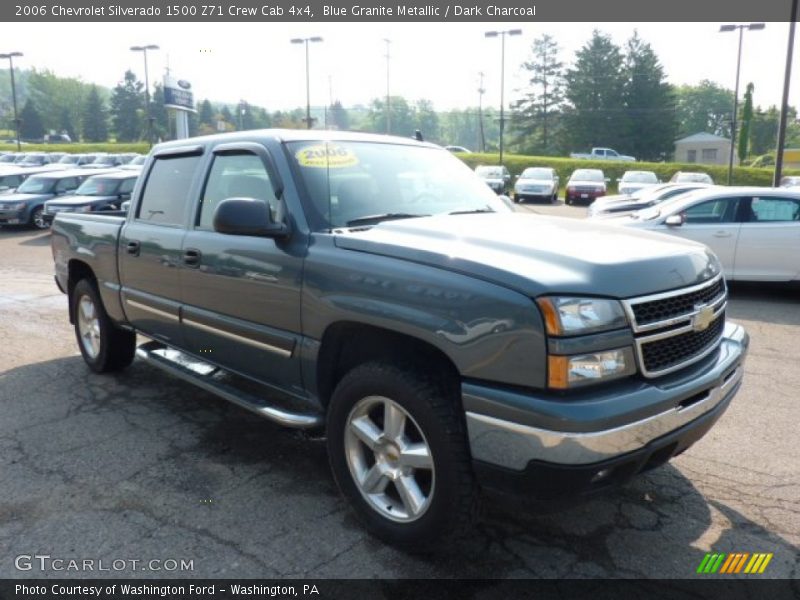 Blue Granite Metallic / Dark Charcoal 2006 Chevrolet Silverado 1500 Z71 Crew Cab 4x4