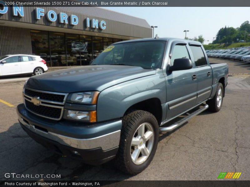 Blue Granite Metallic / Dark Charcoal 2006 Chevrolet Silverado 1500 Z71 Crew Cab 4x4