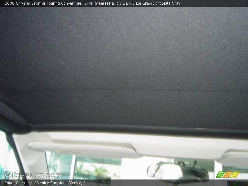 Silver Steel Metallic / Dark Slate Gray/Light Slate Gray 2008 Chrysler Sebring Touring Convertible