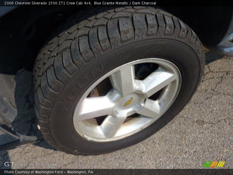 Blue Granite Metallic / Dark Charcoal 2006 Chevrolet Silverado 1500 Z71 Crew Cab 4x4