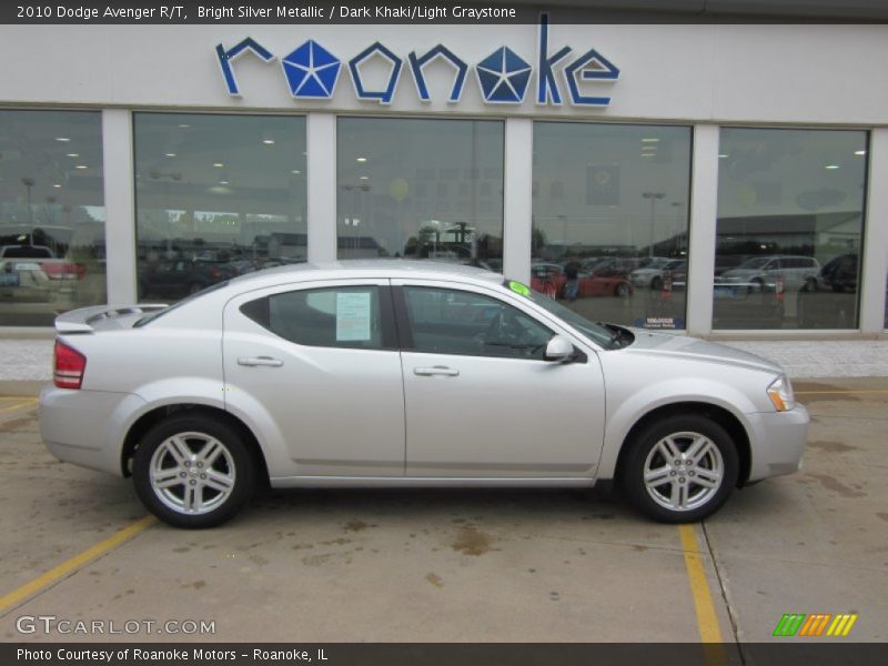 Bright Silver Metallic / Dark Khaki/Light Graystone 2010 Dodge Avenger R/T