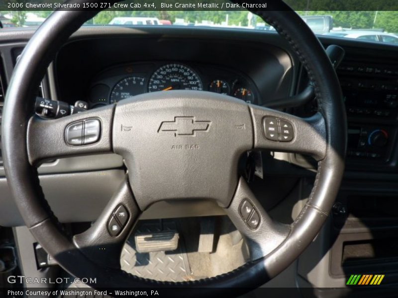 Blue Granite Metallic / Dark Charcoal 2006 Chevrolet Silverado 1500 Z71 Crew Cab 4x4